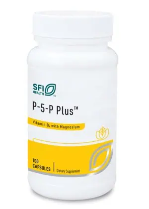 P-5-P Plus w/Magnesium - A supplement with active B6 and chelated magnesium for liver and nerve support.