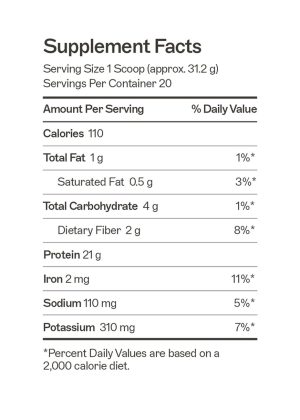 Paleo Protein Powder - Double Chocolate Grass-fed, collagen-based protein with a full amino acid profile to support gut barrier function