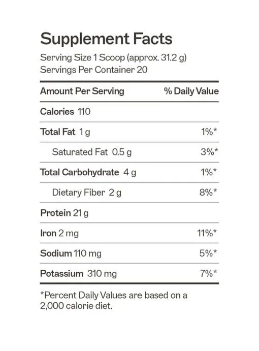 Paleo Protein Powder - Double Chocolate Grass-fed, collagen-based protein with a full amino acid profile to support gut barrier function