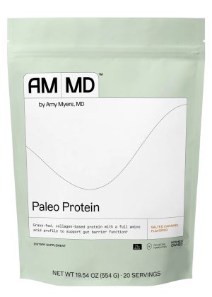 Paleo Protein - Salted Caramel Grass-fed, collagen-based protein with a full amino acid profile to support gut barrier function