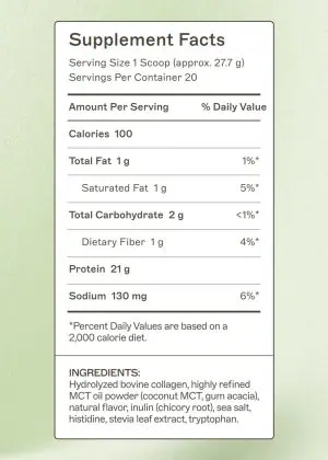Paleo Protein - Strawberries & Cream Grass-fed, collagen-based protein with a full amino acid profile to support gut barrier function
