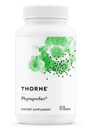 Thorne Phytoprofen (60 Capsules) - botanical supplement for joint, muscle, and tendon support.