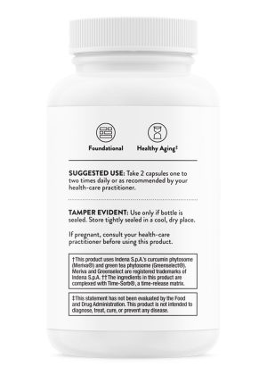 Thorne Polyresveratrol-SR (60 Capsules) - antioxidant blend with resveratrol for healthy aging and cellular support.