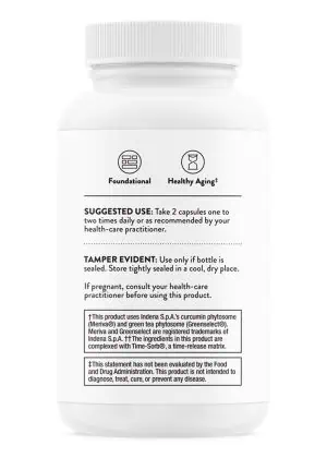 Thorne Polyresveratrol-SR (60 Capsules) - antioxidant blend with resveratrol for healthy aging and cellular support.