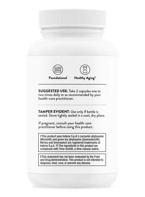 Thorne Polyresveratrol-SR (60 Capsules) - antioxidant blend with resveratrol for healthy aging and cellular support.