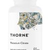 Thorne Potassium Citrate - A well-absorbed potassium supplement for cardiovascular, nerve, and muscle support.