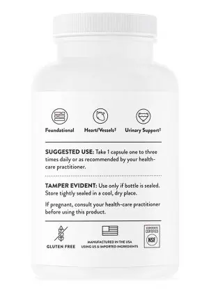 Thorne Potassium Citrate - A well-absorbed potassium supplement for cardiovascular, nerve, and muscle support.