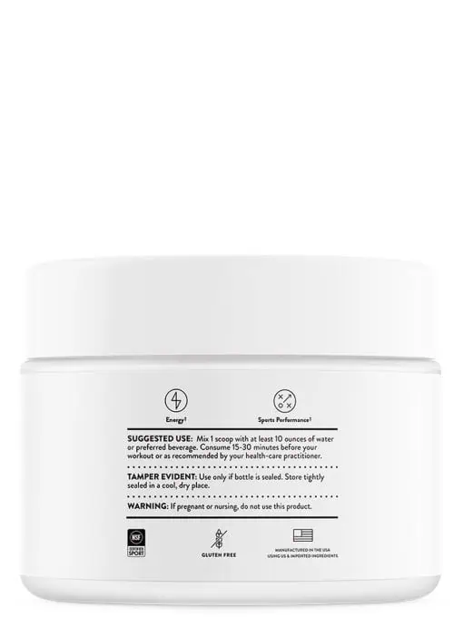 Thorne Pre-Workout Elite (4.32 oz Citrus Berry) - NSF Certified pre-workout powder for energy, focus, and performance.