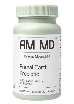 Primal Earth Probiotic This soil-based, paleo-friendly probiotic supports microbiome balance in the small intestine.