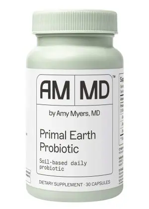 Primal Earth Probiotic This soil-based, paleo-friendly probiotic supports microbiome balance in the small intestine.