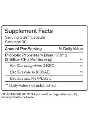 Primal Earth Probiotic This soil-based, paleo-friendly probiotic supports microbiome balance in the small intestine.