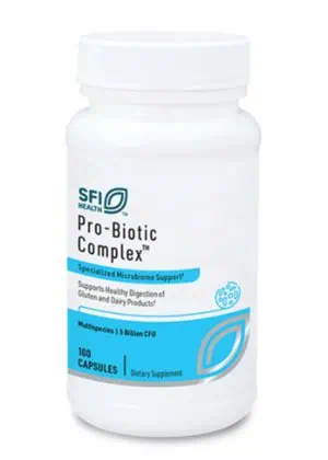 Pro-Biotic Complex - A two-strain probiotic with L. acidophilus and B. bifidum for digestive support.