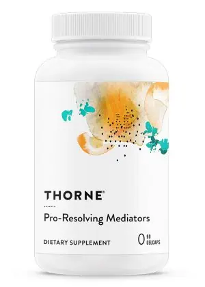 Thorne Pro-Resolving Mediators - SPM supplement for inflammation resolution, immune function, and brain health.