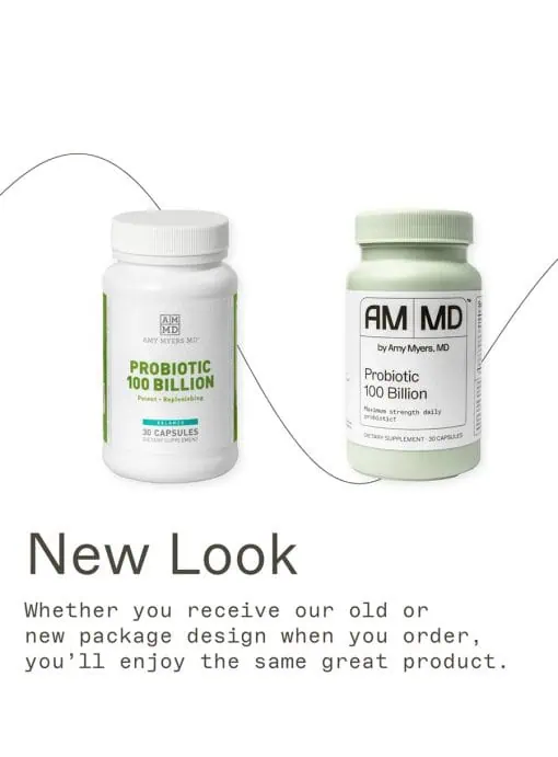 Probiotic Capsules 100 Billion advanced microbiome support that maintains a healthy gut microflora and supports regularity