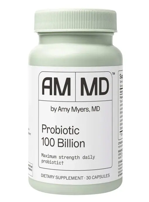 Probiotic Capsules 100 Billion advanced microbiome support that maintains a healthy gut microflora and supports regularity