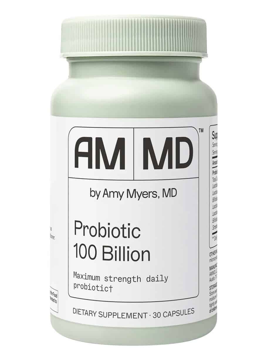 Probiotic Capsules 100 Billion advanced microbiome support that maintains a healthy gut microflora and supports regularity