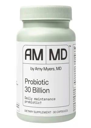 Probiotic Capsules 30 Billion Designed with 30 billion CFU probiotics to help promote beneficial microflora in the GI tract