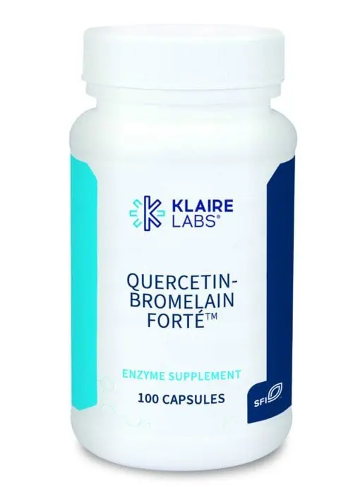 Quercetin-Bromelain Forté - A blend of bioflavonoids and proteolytic enzymes for immune support.