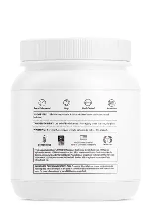 Thorne RecoveryPro (16.8 oz Chocolate) - NSF Certified nighttime protein powder for muscle recovery and sleep.