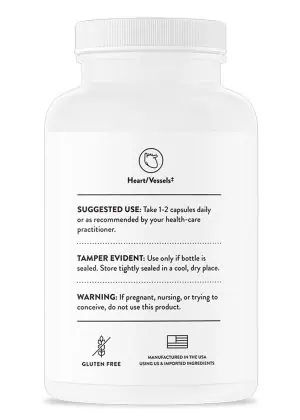 Thorne Choleast - Red yeast rice and CoQ10 supplement for healthy cholesterol and cardiovascular support.