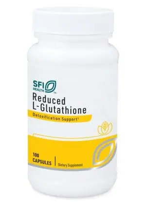 Reduced L-Glutathione - 150mg of the active, reduced form of glutathione for antioxidant and detox support.