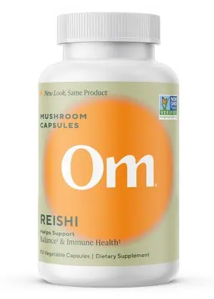 Reishi Mushroom Capsules Natural adaptogen helps support balance & immune health