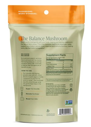 Reishi (Ganoderma lucidum) Natural adaptogen helps support balance & immune health