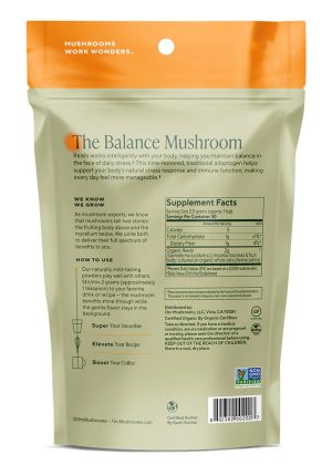 Reishi Organic Mushroom Powder Natural adaptogen helps support balance & immune health