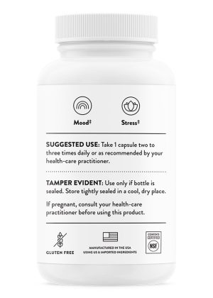 Thorne Rhodiola - An adaptogenic herb supplement for stress, energy, and mental focus support.