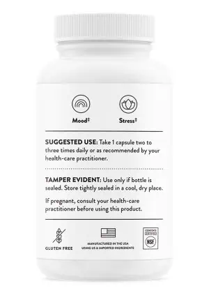 Thorne Rhodiola - An adaptogenic herb supplement for stress, energy, and mental focus support.