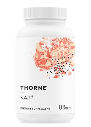 Thorne S.A.T. - A milk thistle, artichoke, and curcumin phytosome formula for liver support.