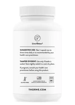 Thorne S.A.T. - A milk thistle, artichoke, and curcumin phytosome formula for liver support.
