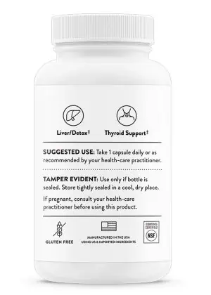 Thorne Selenomethionine - Highly absorbable selenium supplement for thyroid, immune, and antioxidant support.