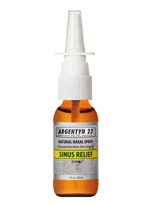 Argentyn 23 Natural Nasal Spray for Sinus - 23 PPM Bio-Active Silver Hydrosol.
