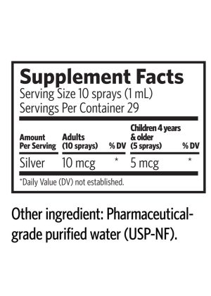 Argentyn 23 Natural Nasal Spray for Sinus - 23 PPM Bio-Active Silver Hydrosol.