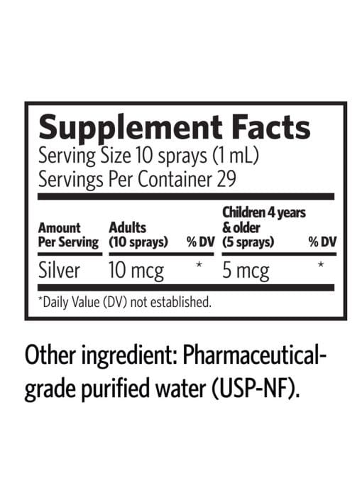 Argentyn 23 Natural Nasal Spray for Sinus - 23 PPM Bio-Active Silver Hydrosol.