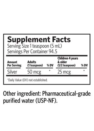 Silver Hydrosol Argentyn Professional Bio-Active Silver Hydrosol for immune support.