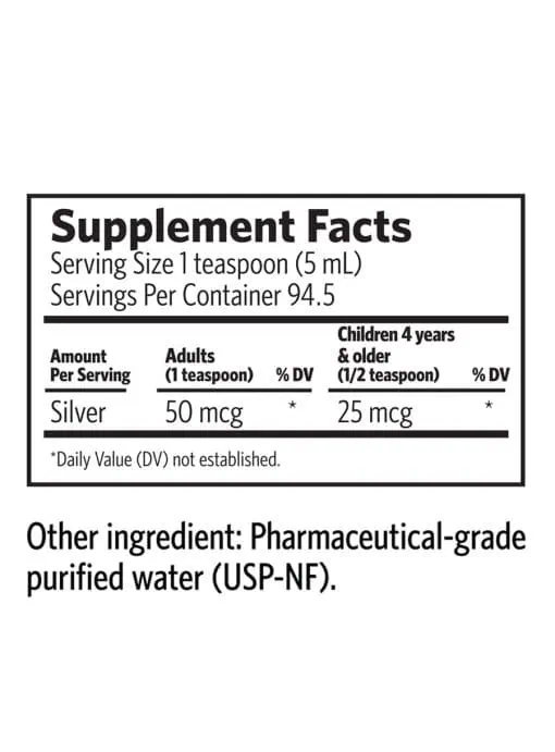Silver Hydrosol Argentyn Professional Bio-Active Silver Hydrosol for immune support.