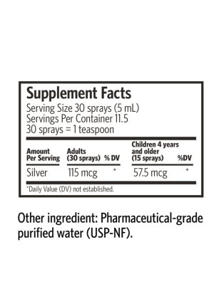 Silver Hydrosol Argentyn 23 Pro Spray Thorne Zinc Bisglycinate - Essential mineral for immune and overall health