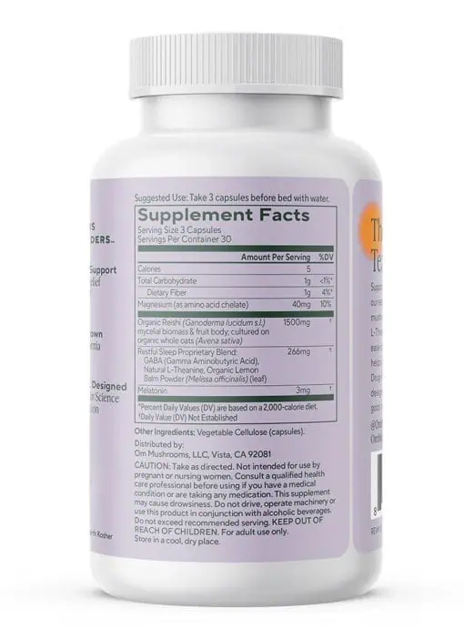 Sleep Mushroom Capsules Helps support sleep & stress relief