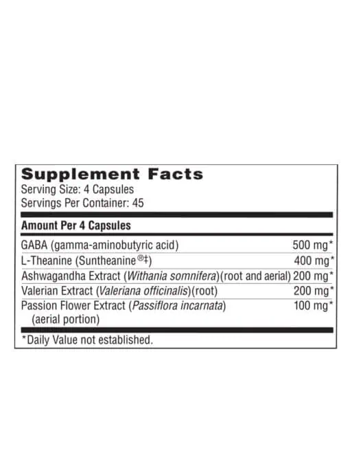 SFI Health Sleep Support - A blend of GABA, L-Theanine, Ashwagandha, and Valerian for sleep and relaxation.