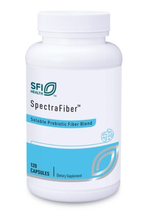 SpectraFiber - A broad-spectrum soluble fiber blend with glucomannan, pectin, and prune for GI support.