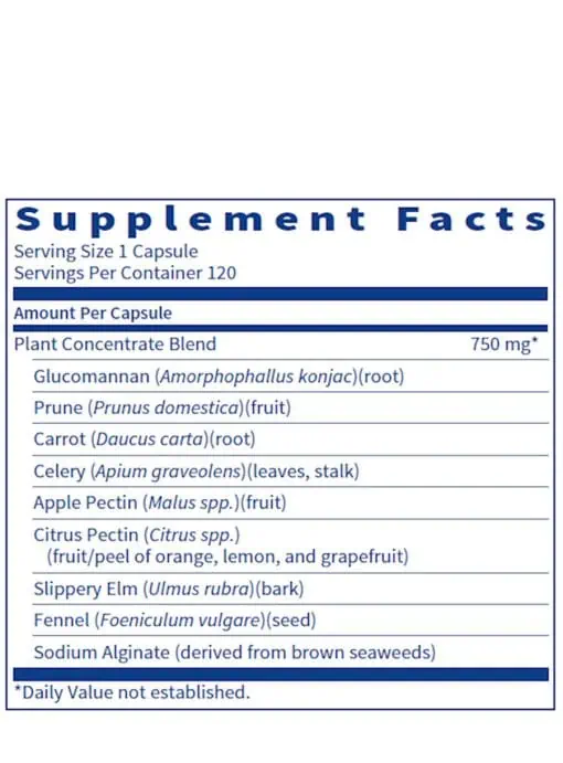 SpectraFiber - A broad-spectrum soluble fiber blend with glucomannan, pectin, and prune for GI support.