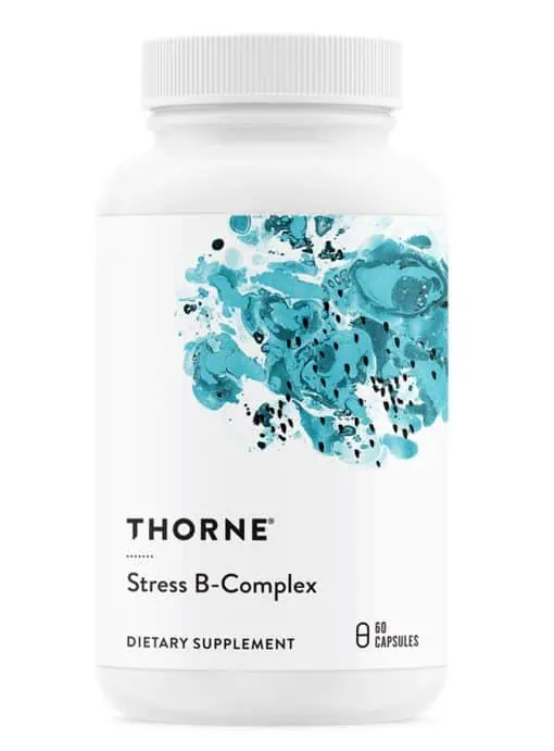 Thorne Stress B-Complex (60 Capsules) - Active B vitamin formula with extra B5 for stress and adrenal support.