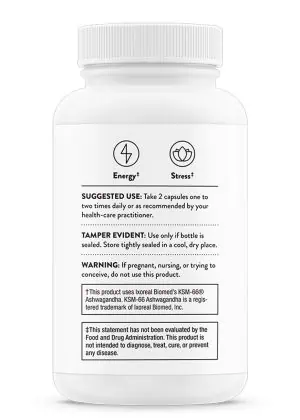 Thorne Phytisone - A non-glandular adaptogenic herb formula for adrenal, stress, and energy support.