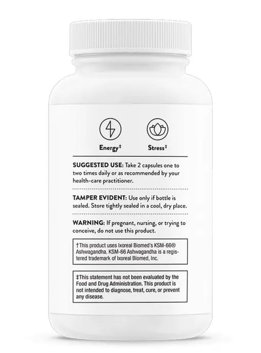 Thorne Phytisone - A non-glandular adaptogenic herb formula for adrenal, stress, and energy support.