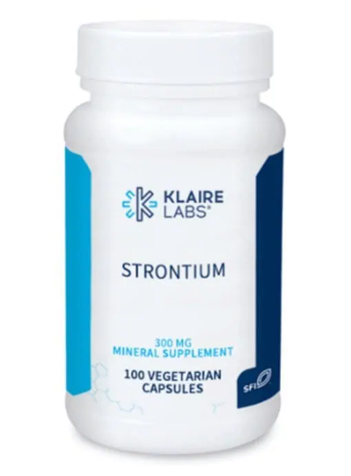 SFI Health Strontium - 300 mg strontium citrate supplement for supporting healthy bone density.