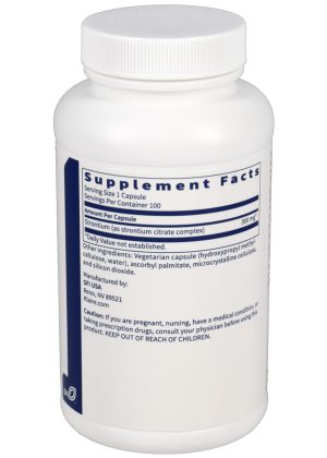 SFI Health Strontium - 300 mg strontium citrate supplement for supporting healthy bone density.