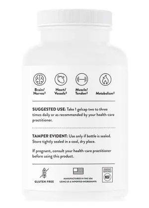 Thorne Super EPA (90 Gelcaps) - EPA-dominant omega-3 fish oil supplement for heart, mood, and joint support.