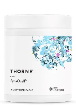 Thorne SynaQuell - Nootropic powder with ketones, BCAAs, and NR for daily brain health and cognitive support.